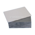 Plaque en PVC rigide gris gris tige en PVC